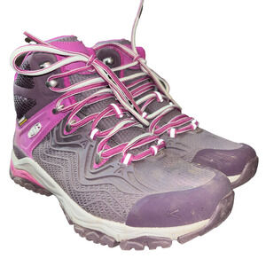 Keen Women's US 6.5 Aphlex Mid WP Plum Shark Purple 1015384